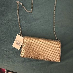 Gold crossbody bag by Gunne Sax